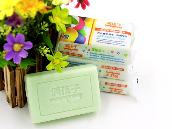 倆孩子yingye尿布抑菌皂