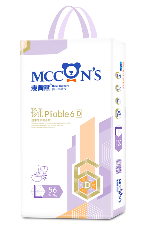 麥肯熊珍柔yinge紙尿片L56片