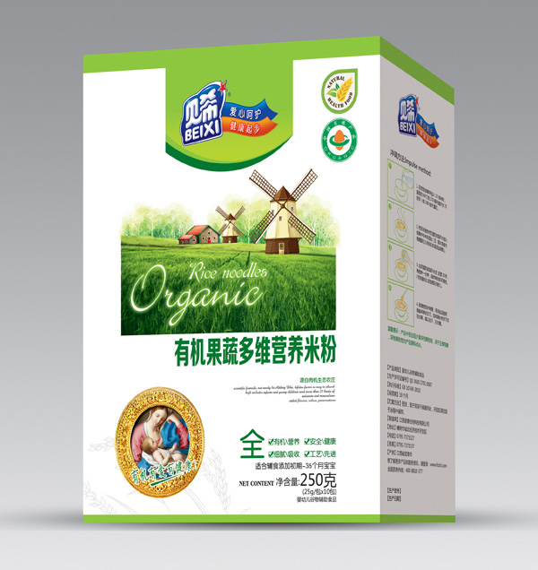 貝希果蔬多維有機米粉-盒