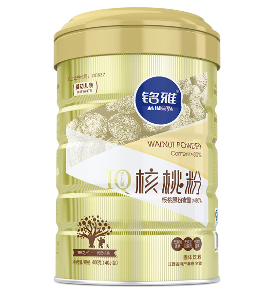 銘雅核桃粉(yingye裝)400克聽裝