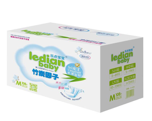 樂(lè)點(diǎn)寶寶竹炭因子yinge紙尿褲
