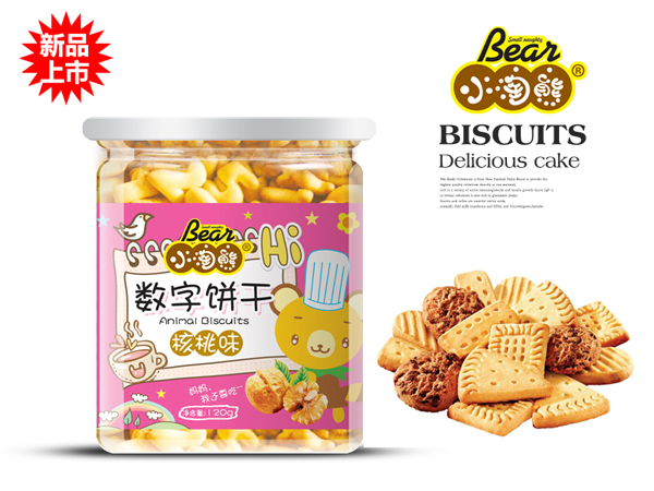 小淘熊數(shù)字餅干-核桃味