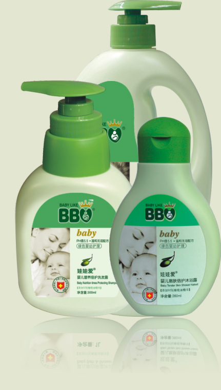 娃娃愛(ài)嬰兒嫩白保濕沐浴露