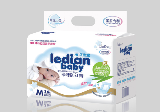 樂點(diǎn)寶寶凈味防紅臀尿片M36片