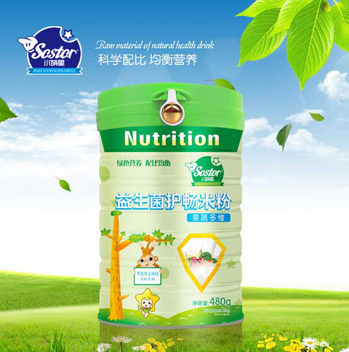 小萌星益生菌護(hù)暢米粉果蔬多維