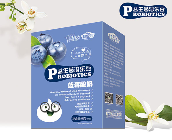 冠軍寶貝超級(jí)冠益生菌溶樂(lè)豆(藍(lán)莓)