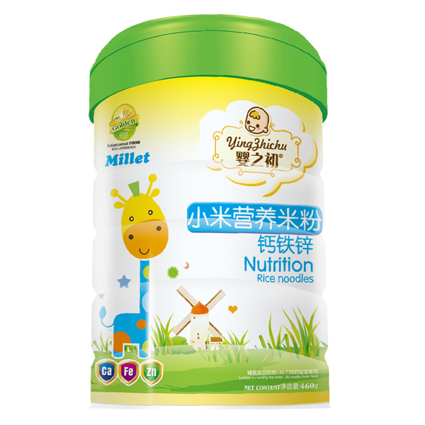 嬰之初小米營養(yǎng)米粉鈣鐵鋅罐裝