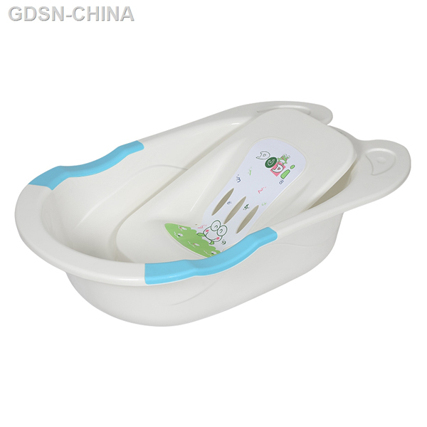 青蛙嘟迪雙耳躺板浴盆藍白