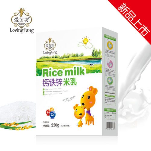 愛(ài)茵坊鐵鋅鈣米乳(盒裝)