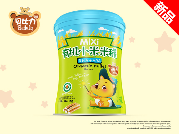 貝比力有機(jī)小米米稀-DHA+ARA聽(tīng)裝