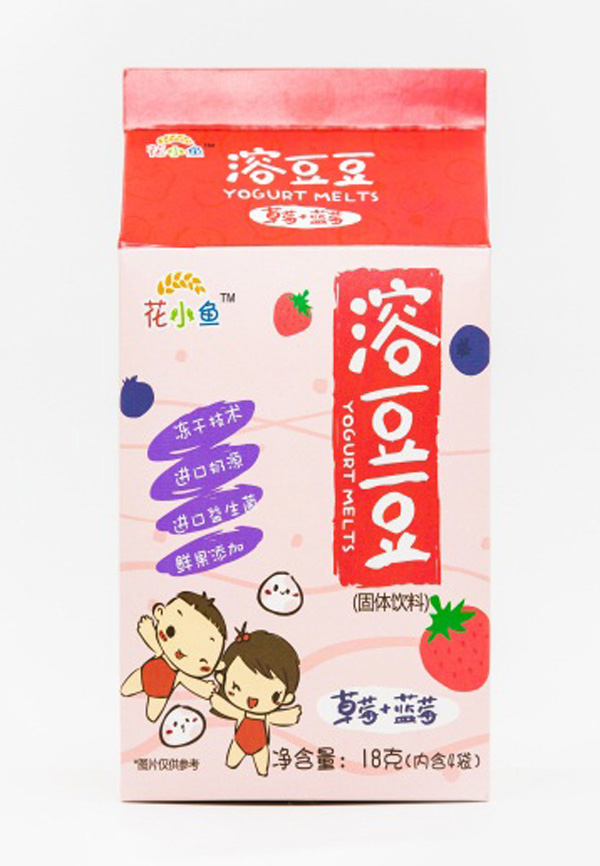 花小魚溶豆豆(草莓+藍莓)18g