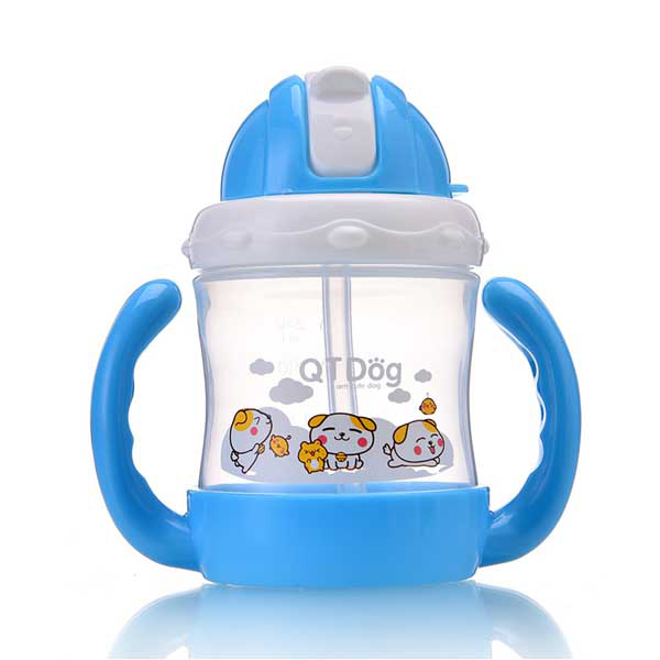 邦貝小象卡通學(xué)飲杯-藍色小狗