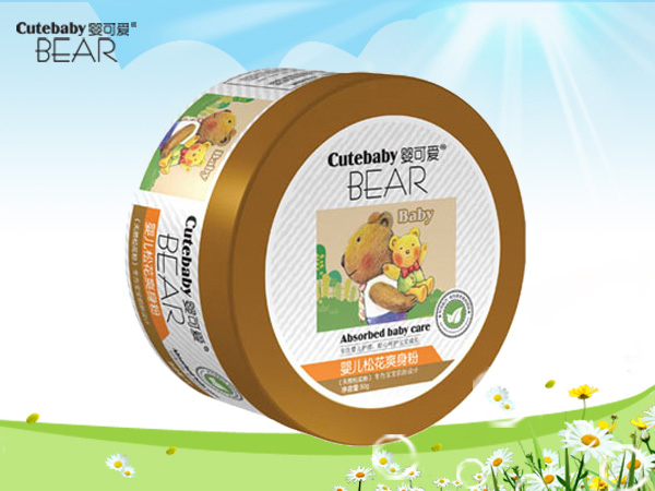 嬰可愛嬰兒松花粉爽身粉140g