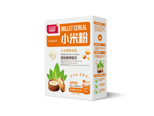 酷幼小米粉-原味營養(yǎng)配方-紙盒
