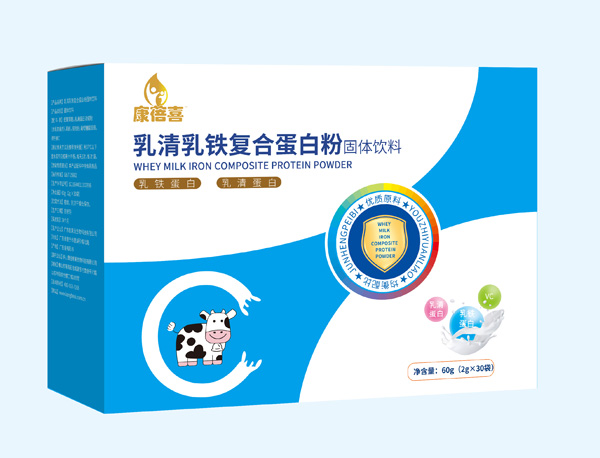 康蓓喜乳清乳鐵復合蛋白粉側(cè)面