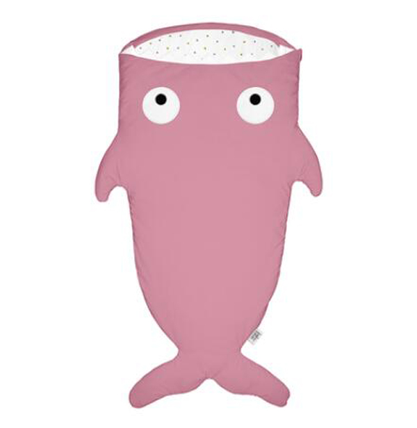 西班牙baby bites兒童大鯊魚睡袋 粉色