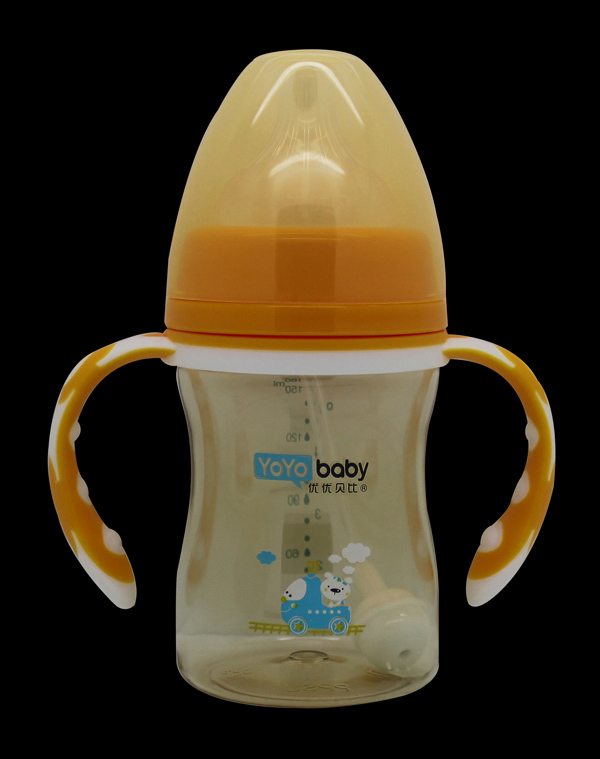 優(yōu)優(yōu)貝比160ml 寬口PPSU帶手柄自動(dòng)吸奶瓶