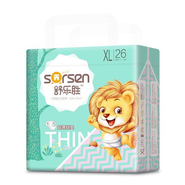 舒樂勝環(huán)腰嬰兒紙尿褲小包XL26