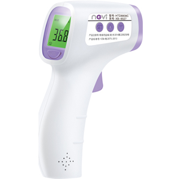新貝紅外線體溫計 紫色