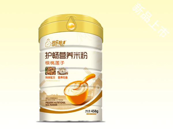 倍樂(lè)媽咪護(hù)暢米粉(核桃蓮子)桶裝