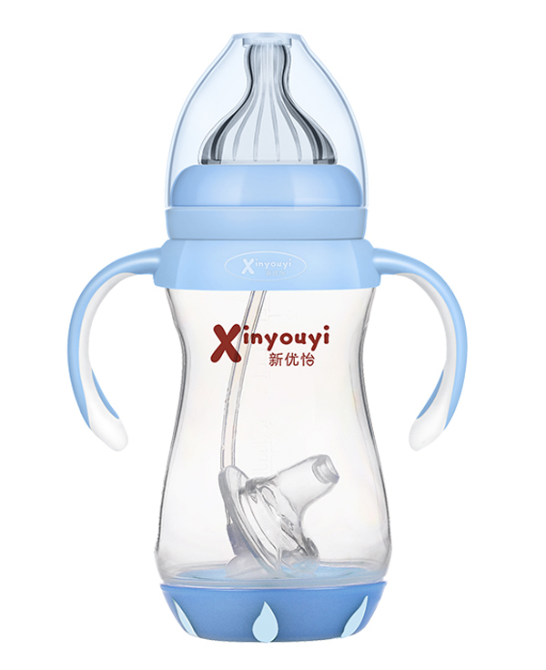 新優(yōu)怡PP奶瓶300ml 藍色