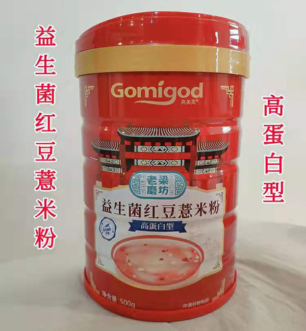 高美高益生菌紅豆薏米粉(高蛋白型)實物.jpg