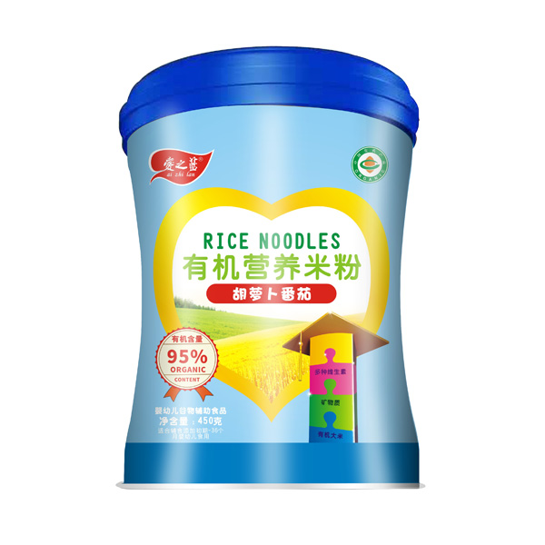 愛之藍(lán)有機(jī)營養(yǎng)米粉胡蘿卜番茄