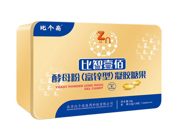 比個(gè)高比智壹佰酵母粉(富鋅型)凝膠糖果