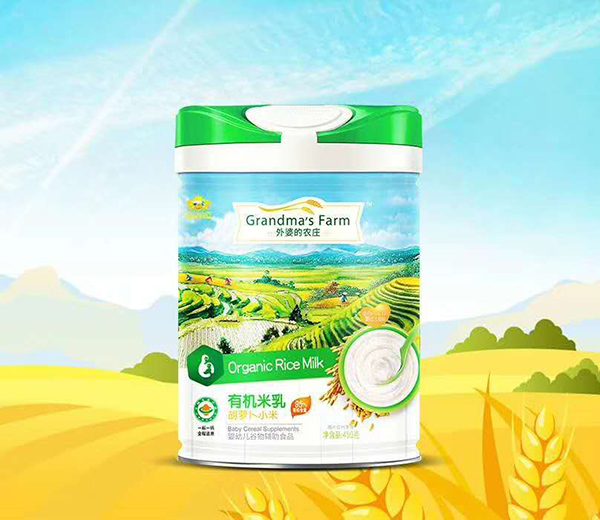 外婆的農(nóng)莊有機米乳-胡蘿卜小米
