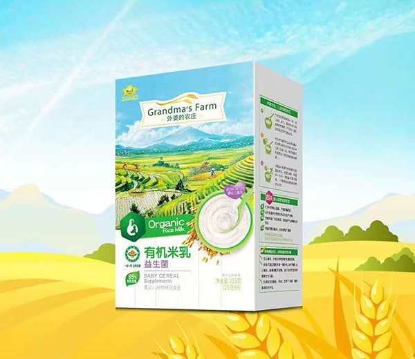 外婆的農(nóng)莊有機米乳-益生菌 盒裝