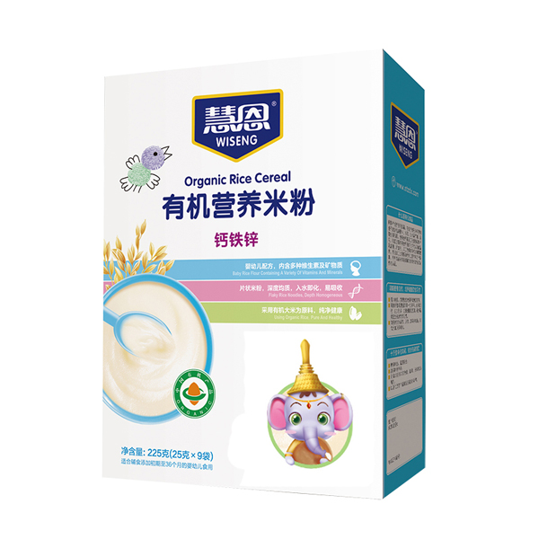 慧恩有機(jī)鈣鐵鋅營(yíng)養(yǎng)米粉