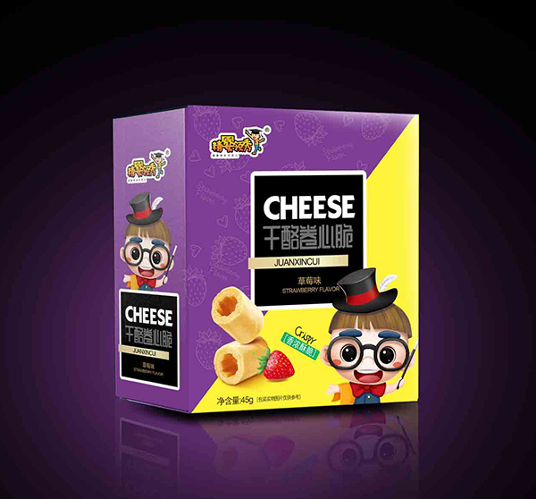 精嬰領(lǐng)秀干酪卷心脆 草莓味