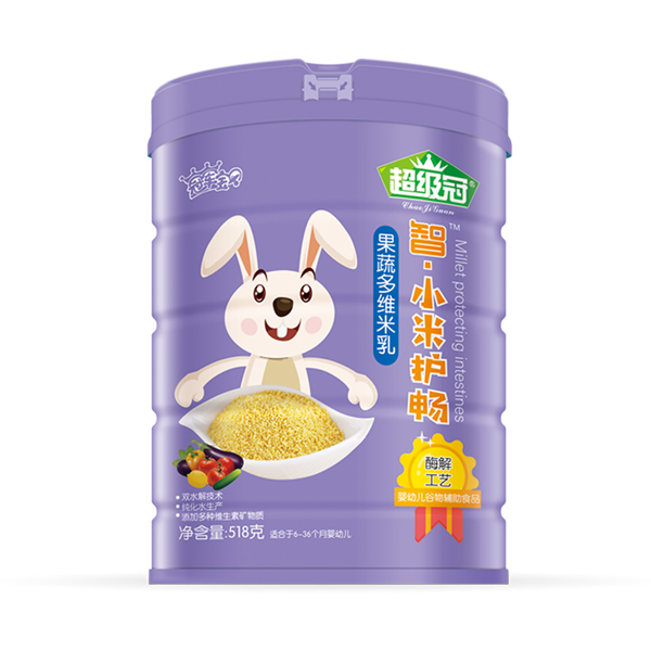 超級(jí)冠智護(hù)果蔬多維小米護(hù)暢米乳