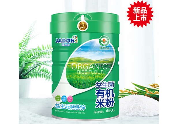 嘉多慧益生菌有機米粉-益生元鈣鐵鋅