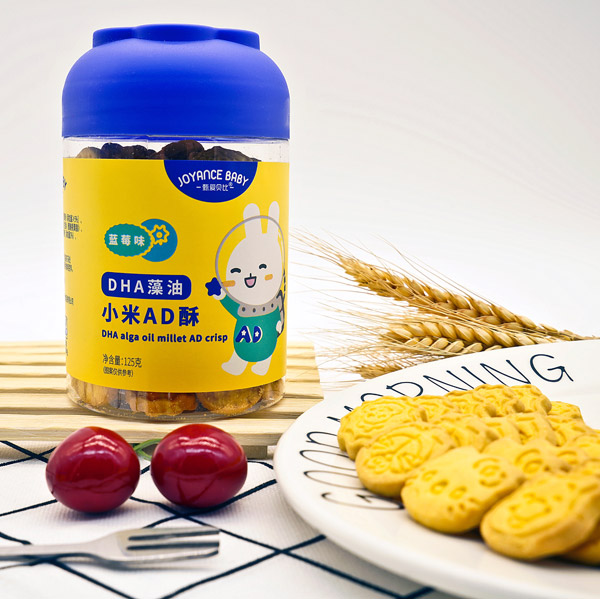 甄愛貝比DHA藻油小米AD酥-藍(lán)莓味