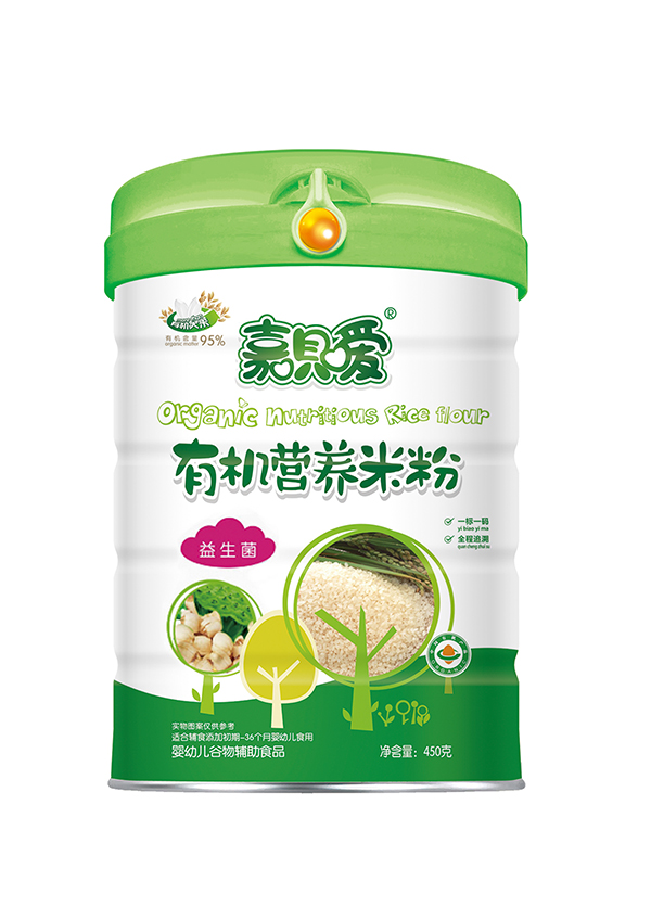 嘉唄噯有機(jī)營(yíng)養(yǎng)米粉聽裝 益生菌