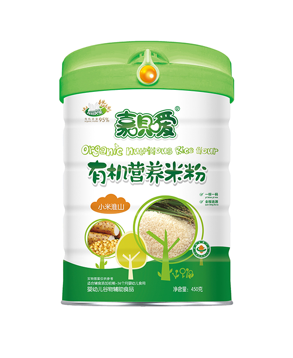 嘉唄噯有機(jī)營(yíng)養(yǎng)米粉聽裝 小米淮山