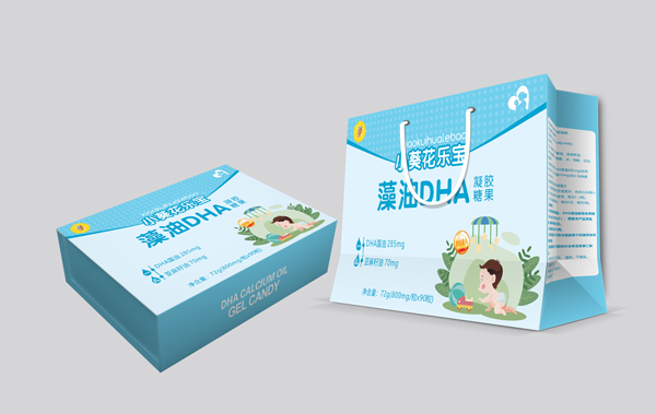 小葵花樂(lè)寶藻油DHA凝膠糖果 禮盒裝