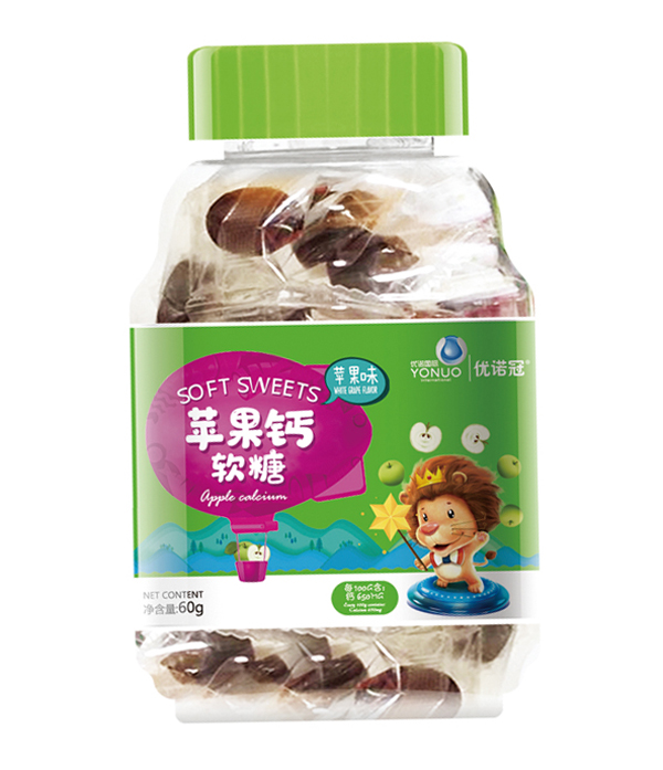 優(yōu)諾冠蘋果鈣軟糖