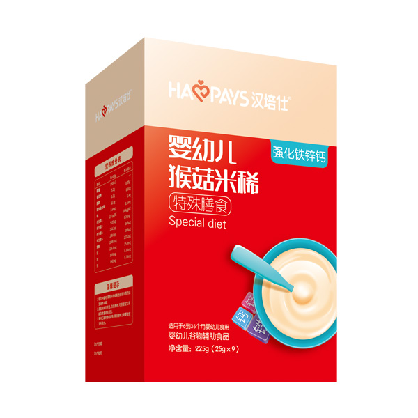 漢培仕猴菇米稀-強化鐵鋅鈣