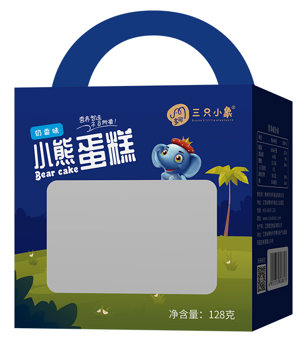 多可三只小象小熊蛋糕 奶香味.jpg 多可三只小象小熊蛋糕 奶香味.jpg