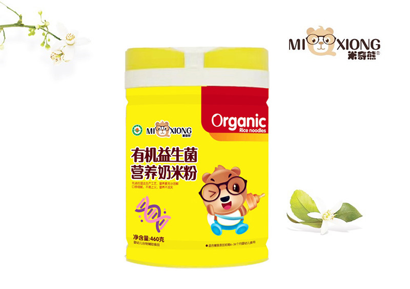 米奇熊有機(jī)益生菌營養(yǎng)奶米粉