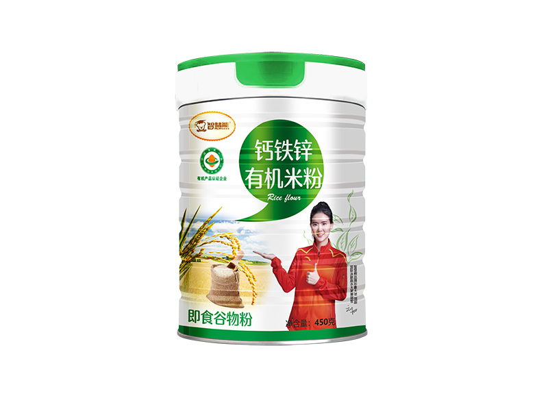 智慧熊鈣鐵鋅有機(jī)米粉 聽(tīng)裝