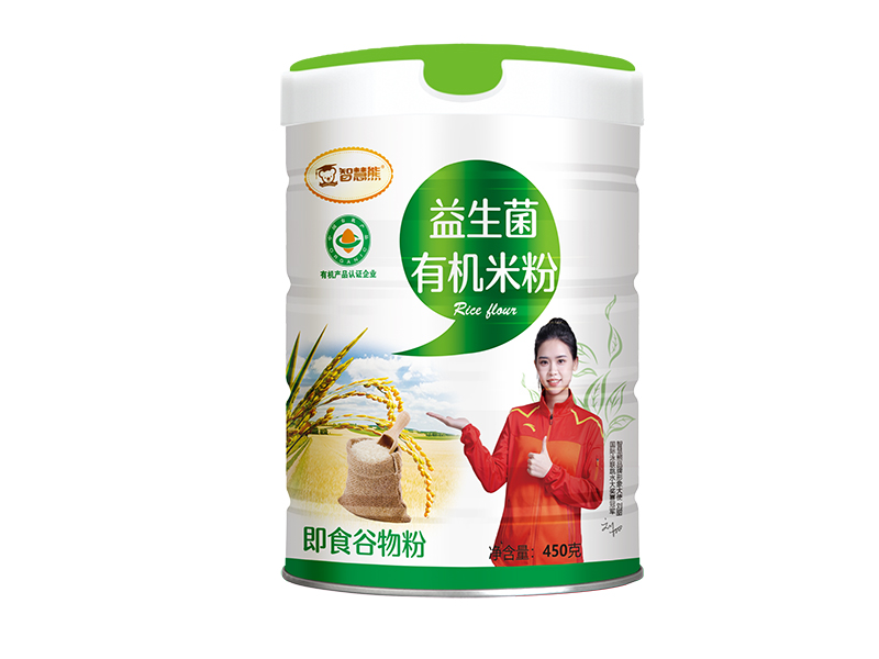 智慧熊益生菌有機(jī)米粉 聽(tīng)裝