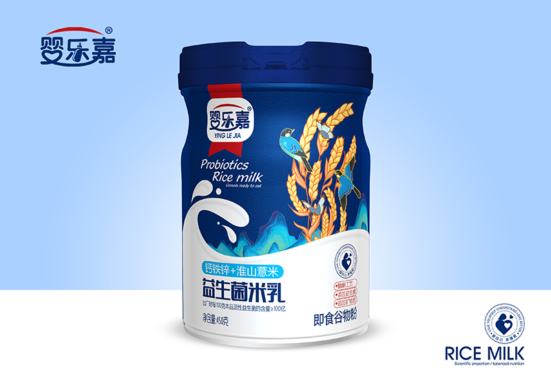 嬰樂嘉鈣鐵鋅+淮山薏米益生菌米乳