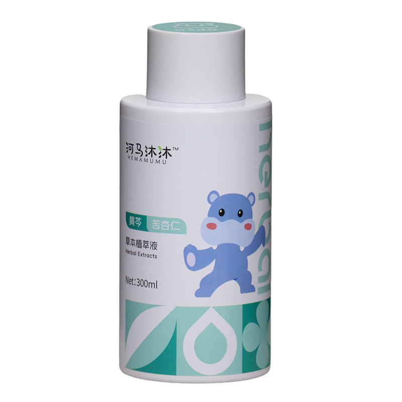 河馬沐沐黃芩苦杏仁草本植萃液