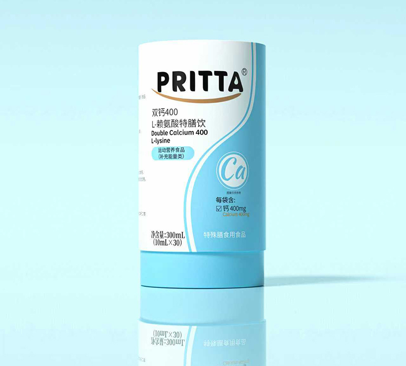 普瑞塔雙鈣400 L-賴氨酸特膳飲