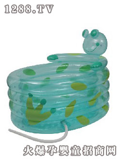 曼波魚(yú)屋青蛙款充氣水池 