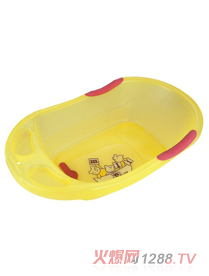 麗寶健黃色yinge浴盆