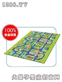 蔓葆yinge爬行墊 歡樂城市